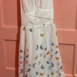Chic Me Beautiful white silk lined butterfly  dress great for special occasions Photo 4