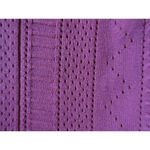 Torn By Ronny Kobo NWT KIMBERLY in Mauve Pointelle Textured Knit Peplum Top L Photo 3