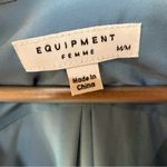 Equipment  Femme Keira Satin Button Down Top Size Medium Photo 5