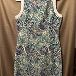 J. McLaughlin NWT  Sleeveless Botanical Jacquard Sandra Dress Size 10 Photo 4