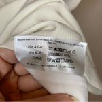 MM.LaFleur Antonia Draped Front Short Sleeve Top Eco Soft Weave Ivory Sz Small Photo 12