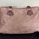Nardelli Italian Made Tan Leather with Calf hair Large Shoulder Bag Brown Photo 12