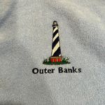 NWT AU Outer Banks Lighthouse Embroidered Fleece Cardigan • Women’s L • Blue But Size L Photo 8