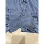 Altar'd State Altered state Blue Short Sleeve Chiffon romper w Ruched Waist size small‎ Photo 4