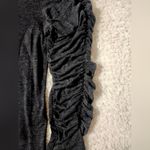 NWT Free People Natasha ruched sleeve top in black Size M Photo 12