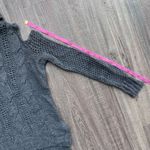 American Eagle Chunky Knit Cold Shoulder Sweater Size Small Grey Photo 8