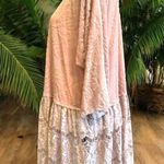 Free People Velvet Lace Fortune Teller Top - Dusty Blush Pink - Small Photo 6