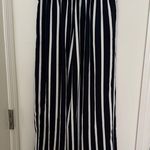 ZARA  Striped Navy and White Culottes Photo 6