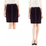 Joe Fresh  black pencil skirt size 2 with pockets Photo 1