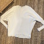 Dot Clothing White Lined LS Blouse Size Large Photo 1