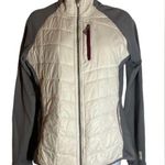 Smartwool Lightweight Cream & Gray Merino Wool Jacket Photo 0