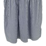 st. john's bay  High Rise Stretch Stripe Midi A-Line Skirt size 2X Blue White NWT Photo 6