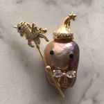 Baroque Pearl Little Monster Pendant With Moveable Wand Photo 1