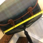 Ralph Lauren Black Watch Plaid Crossbody Computer Messenger Tote Bag Vintage Photo 6