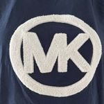 Michael Kors  Organic Cotton Tee Midnight Blue Crewneck T-Shirt, Size M New w/Tag Photo 6