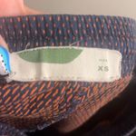 Anthropologie ✨ Jogger Sz XS Pants "Dylan" Navy Blue speckled Orange Dots✨ Photo 5