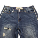 Ashley Mason Jeans Size 11 Cropped Crop Raw Hem Distressed Destroyed Torn Ripped Women's Photo 2