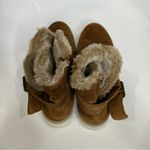 Rockport suede fur lined boots brown‎ white womens size 9.5 winter neutral Brown Photo 5