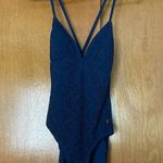 Southern Tide Summerset Mesh Crochet One Piece Swimsuit in Yacht Blue Size XS Photo 1