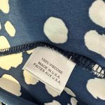 MISA Los Angeles MISA LA XS Cottage Boho Blue White Dotted Wide Leg High Rise Crop Pants Women's Photo 5