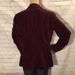 Private Line Vintage Burgundy Red Velvet Blazer 10 Small 70s or 80s Size undefined Photo 5