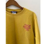 Outdoor Voices  You Can’t Spell Love Without OV Cropped Yellow Pink Sweatshirt M Photo 5