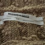 Silence + Noise Urban Outfitters Starlett Foldover Tan Off-the-Shoulder Sweater S  Photo 4