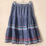 MINT Polka dot striped ruffled skirt Size XS Photo 0