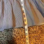 ZARA  Woman Striped Mini Dress‎ Sleeveless Ruffle Hem Casual Blue No Size Listed Photo 5