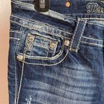 Miss Me New Jeans Women’s Sz 26 skinny Denim embroidered fleur de lis Pockets Photo 3