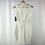 Lulus NWT Lavish Lattice Bodycon Dress in White Size Small Photo 8