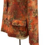 Bohemian Jacket Blazer Floral Printed Size Large Photo 6