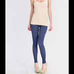 NIKIBIKI NEW Blue Ultra Soft and Stretchy Denim Looking Leggings Photo 1