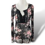 Denim & Supply Ralph Lauren Ralph Lauren Denim & Supply Top Floral Crochet Lace Y2K Fairy Romantic Medium Photo 2