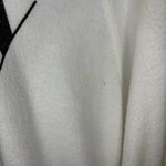 Red Dress Boutique Z Supply Happy Graphic Print Sweatshirt Ivory White Crew Neck Lightweight M Photo 5