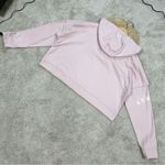 Under Armour NWT Rival Terry Hoodie Sweatshirt Longsleeve Cropped 1/4 Zip Pink L Photo 7