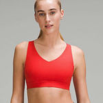 Lululemon  Envital Bra B/C Cup - Size 10 - Solar Orange Red Photo 0