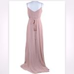 Birdy Grey  NWT Cindy Chiffon Dusty Rose Gown Dress Small Photo 3