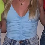 Forever 21 Light Blue Body Suit Photo 0