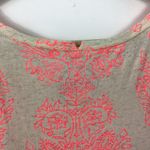 Lucky Brand  Printed Linen Blend Tank Top Size Large Photo 5
