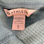 Athleta  Blue Balance Waffle Hoodie Sweatshirt Size L NWT Photo 8