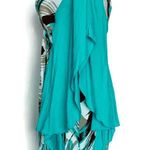 Solemi Tropical Kaftan Dress Turquoise One size Blue Photo 1