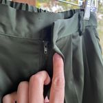 Jason Wu Women's Dark Green Satin Pants Size 2 Photo 5