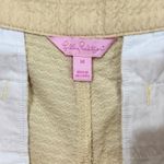 Lilly Pulitzer  Scalloped zig zag texture Shorts Beige -Gold Shimmer Women's 14 Photo 4