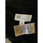 Gap Shirt Boyfriend Fit Long Sleeve XL Viscose True Black Semi Sheer Classic Photo 7