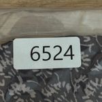 Gap  Blouse Women Puff Sleeve Floral Print Popover Top Gray Neutral Casual Size S Photo 8