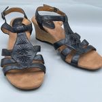 Life Stride  size 8.5 strappy faux cork wedge sandal Photo 0
