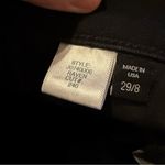 Veronica Beard Debbie Button Fly High Rise Skinny Jeans in Raven Black Sz 29/8 Photo 7