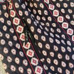 Vera Bradley Black and Red Paisley Drawstring Backpack Photo 1