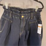 Vintage America Darkwash Paperbag Waist Jeans Size‎ 8 Blue Photo 2